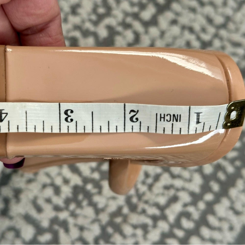 Women's Nude Strappy Sandals - Picture 6 of 7